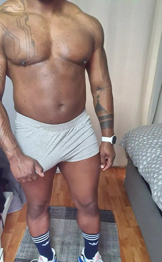 Its Hard Keeping This Thing Donw in Bodybuilding Shorts @bestgaylife for 20 Monthly Subscription Use Links on My Twitter and Ins