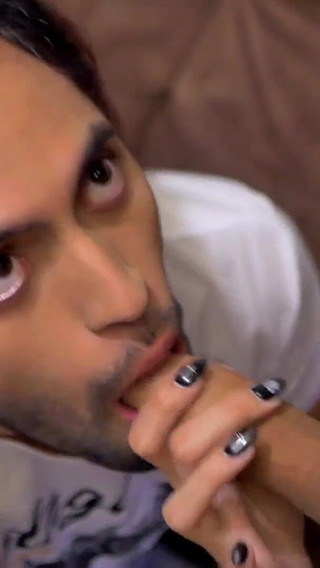 Young Latin Sebas Cruz covering Camilo Brown's face in cum for wild Latinos