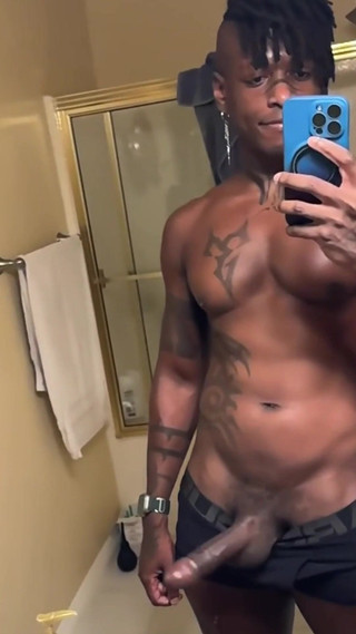 Big Black Dick Swinging