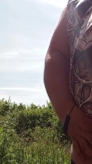 Jerking off Outside in Public