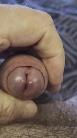 Daddy Lies and Strokes His Big Cock Waiting for My Wet Hole