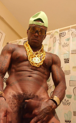 Jerking Stroking Masturbating His Big Dick Cumming