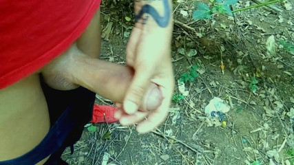 Close up Look at Dick, Urethral Meatus, Balls, Spit as Lube 2