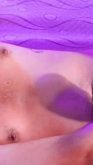 Passionate masturbation with slow motion cumshot