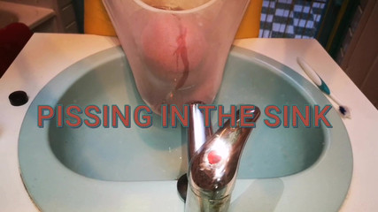 Pissing in the Sink Part 2