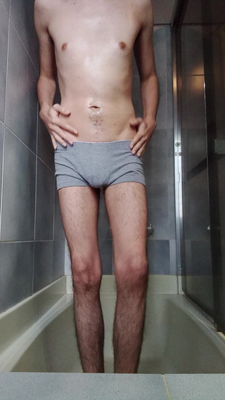 Before a Shower (oiled up Version)