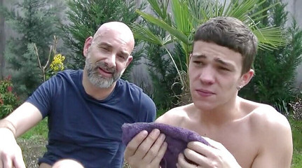 Twink fucked bareback by vicious Stepdaddy