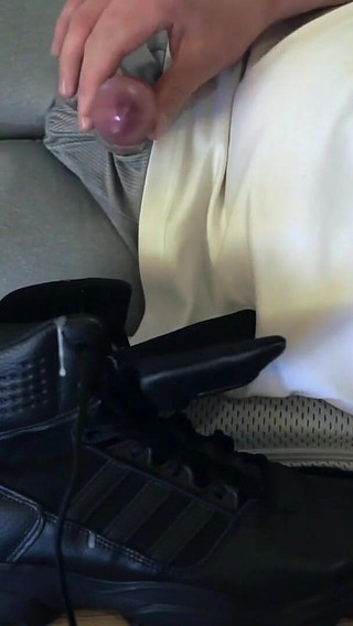 Cumshot Into My Adidas Gsg 9 Boots