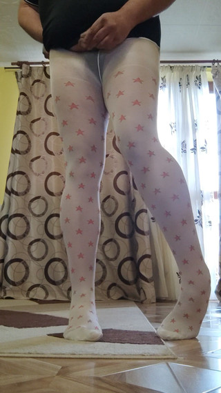 I Rub It in My Tights, Tights, Tights, White Leggings