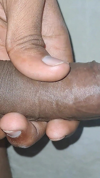 Desi Indian Boy Showing His Big Dick in Risky Place.