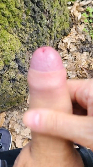 Outdoor Piss, Wank and Cum