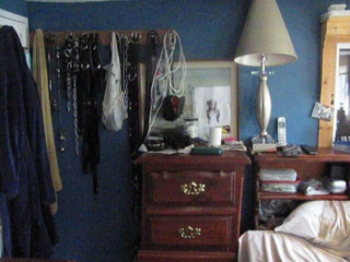 Playing with my NEW tail...a present from Mistress...