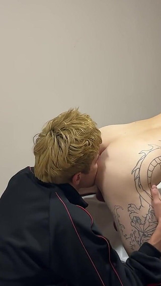 A Friend Came in, Saw Me Naked and Got an Erection - Deep Blowjob, Ass Fucking Part 1