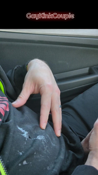 Cum Stained Shirt 3 Risky Car Fun