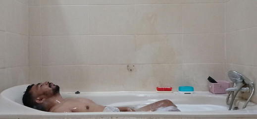 Taking a Bath and Feeling Horny.