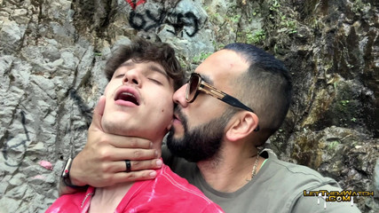 Public Hiking Waterfall Fucking Caught Hardcore Anal Big Cumshot Uncut Twink