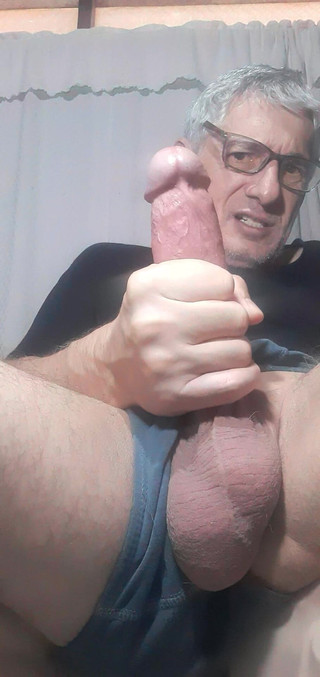I Show My Monster Cock Hard Uncut Big Foreskin Long 8 Inch