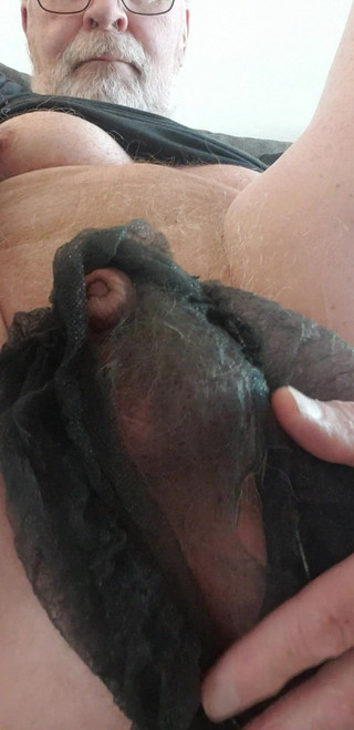 Very Small Cock Black Silk