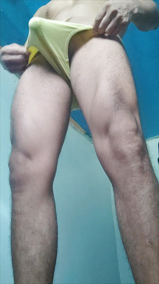 I Play with My Huge Bulge and Then I Cum Intensely