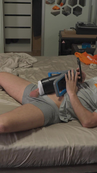 I Start to Liek This Sex Toy! It Drains My Balls so Weel!