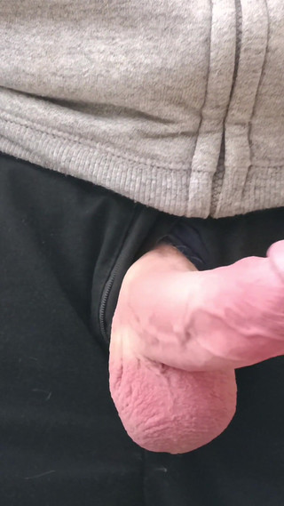 Big Uncut Cock Growing, Wanking, Edging, Cumming
