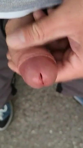 Piss and Cum Outdoor in a Park