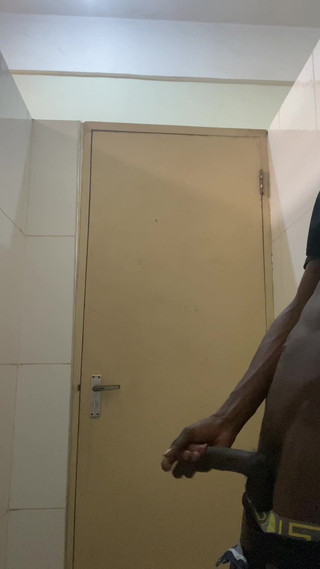 BBC Cumming in Public Washroom - Part1