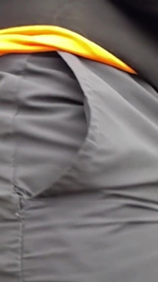 Watching This I Can Not Help Myself to Get Hard. a Very Slowmotion of Me Walking Commando in My Shorts in the Park.