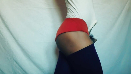 My 18 Years Old Stepdaughter Dirty Talk Me Helped Cumshot #19