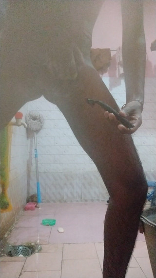 Tamil10inchesbbc Shaving Session