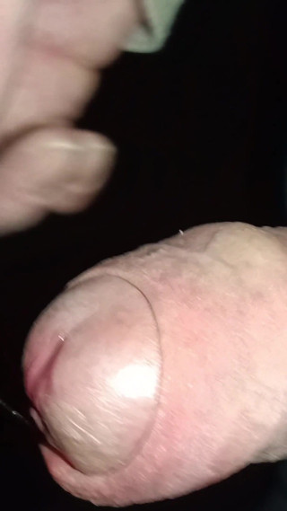 Night Time Cruising, Big Uncut Cock Wanking and Cumming in the Woods - Rockard Stepdaddy