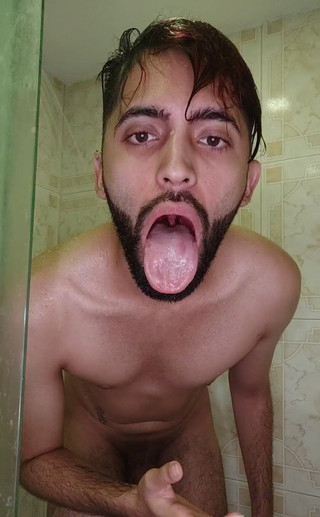 Big cock in the shower