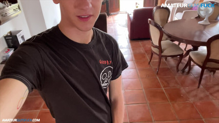 Agf01: Horny Twink Sucks His Buddy’s Dick While He’s Gaming - Couldn’t Wait Another Second.