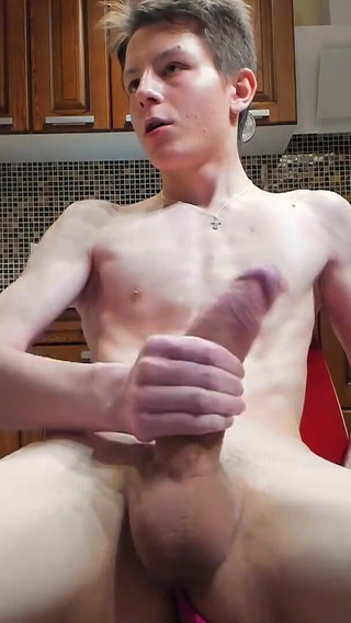 Big Dick Floods Legs with Cum