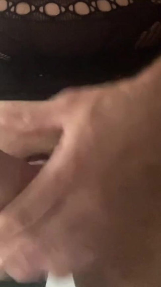 Juicy Quick Cum in Lingerie