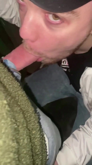 Just Wanted to Make Him Feel Good on Our Walk but I Think We Got Caught. Think They Saw Everything?