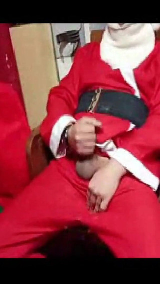 Santa Claus Caresses Himself at Christmas 2025