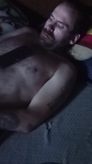 Enjoying a Cigarette After a Long Day