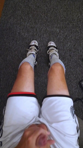 Guy Masturbates to the Sound of an Air Raid Alert