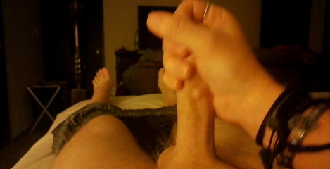 Trying out my freshly shaven cock