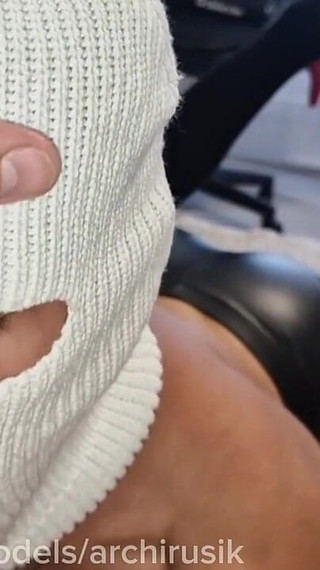 A Rough Amateur Stuck a Big Cock in Me and Fucked Me in My Leather Panties Without a Condom