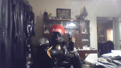 Latex Catsuit Smoking