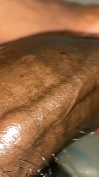 Long Black Dick Jerking