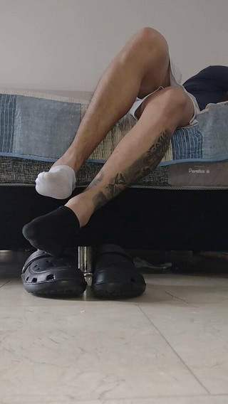 Black and White Socks for Worship