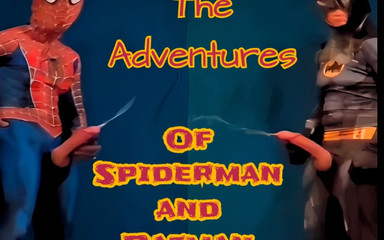 A Freebie for New Subscribers Batman and Spidermam Face-off for a Battle to See Who Has the Bigger Big Cock and Big Cumshot