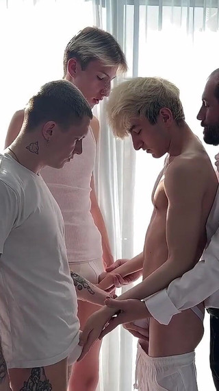 Stepdaddy Brought a Sweet Twink to Guys with Big Dicks and They Fucked Him Hard